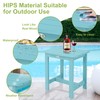 Y&M Outdoor Side Table, HIPS Adirondack Small Single Table, Waterproof