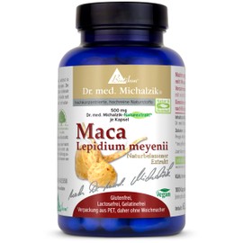 Maca according to Dr. Michalzik - 100 vegan capsules - 500 mg highly concentrated premium maca per capsule from the Peruvian Andes - without additives - from BIOTIKON®