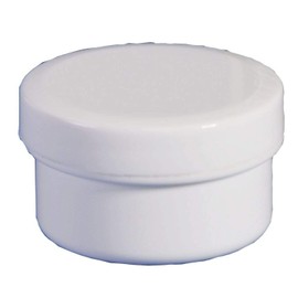 Fa.ars 100 ointment cans, ointment container, 5 g, 6 ml lid, white ointment container, plastic container, screw lid
