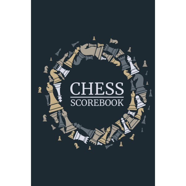 Chess Scorebook: Chess Score Log Book - 50 Games with