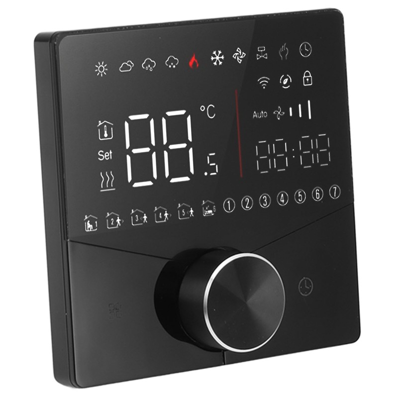 Smart Digital Thermostat LCD Color Display Precise Control Intelligent Temperature