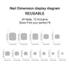 LWTZLW Summer Press on Toenails Short Square Yellow False Toe