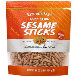 Nature's Eats Cajun Sesame Sticks 16.0 Ounce, 12pk