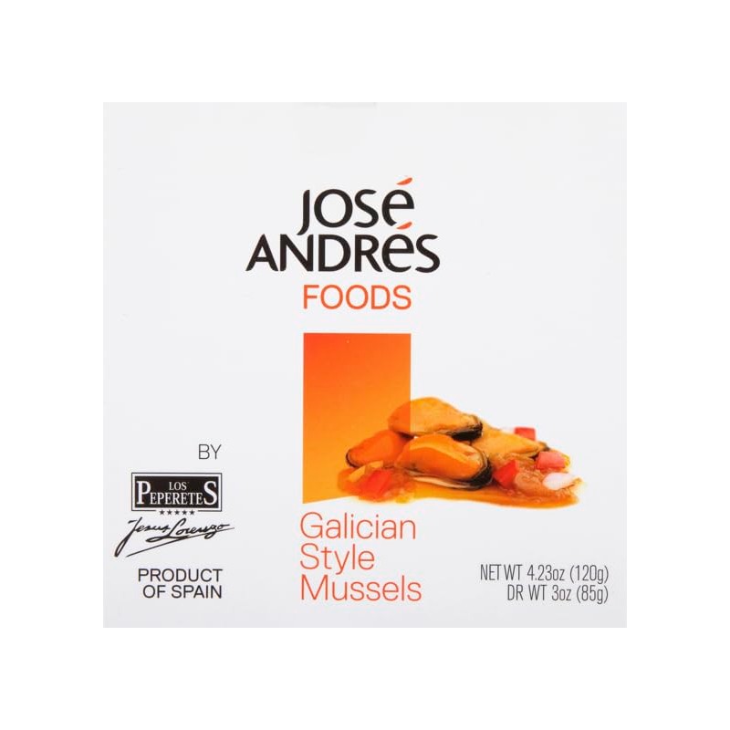 José Andrés Foods Galician Style Mussels, 4.23 oz