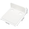 3 PCS Small Security Cameras Wall Shelf with 6 Cable