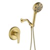 Shower Faucet Set with 7 Functions Handheld Shower Head Filter