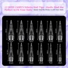 outopen 240pcs Long Straight Sharp Stiletto Nail Tips Clear Matte