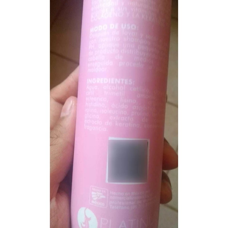Platinum Tratamiento Suero Reconstructor Con Colágeno Y Keratina