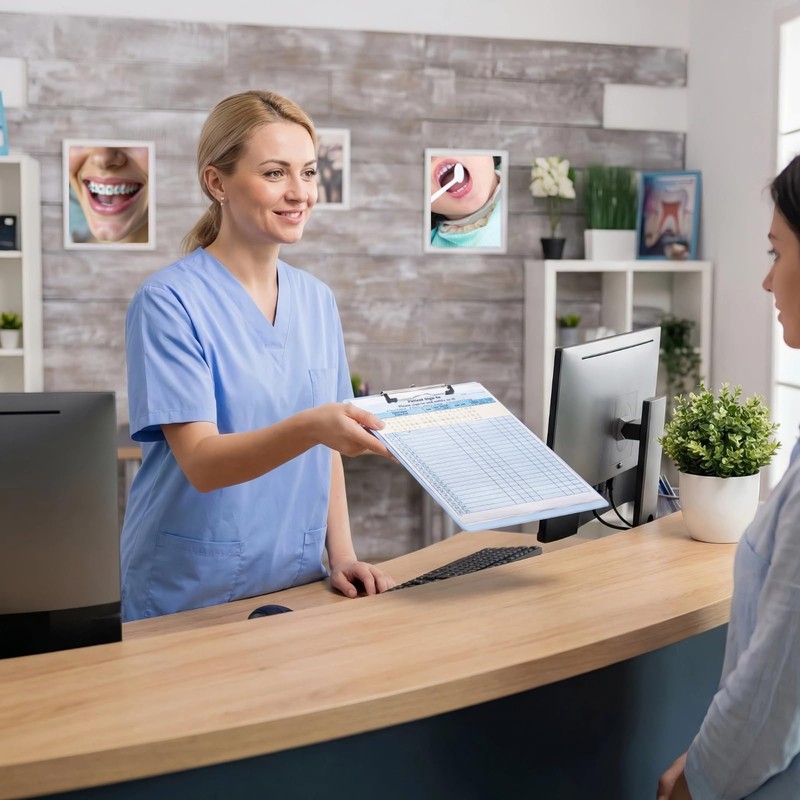 HIPAA Compliant Patient Sign-in Sheets - 30 Pack Carbonless Medical