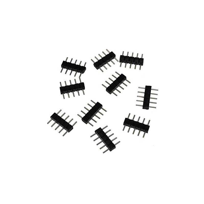 10x RGBW LED Jumper 5-Pin Connector 13 x 3 mm