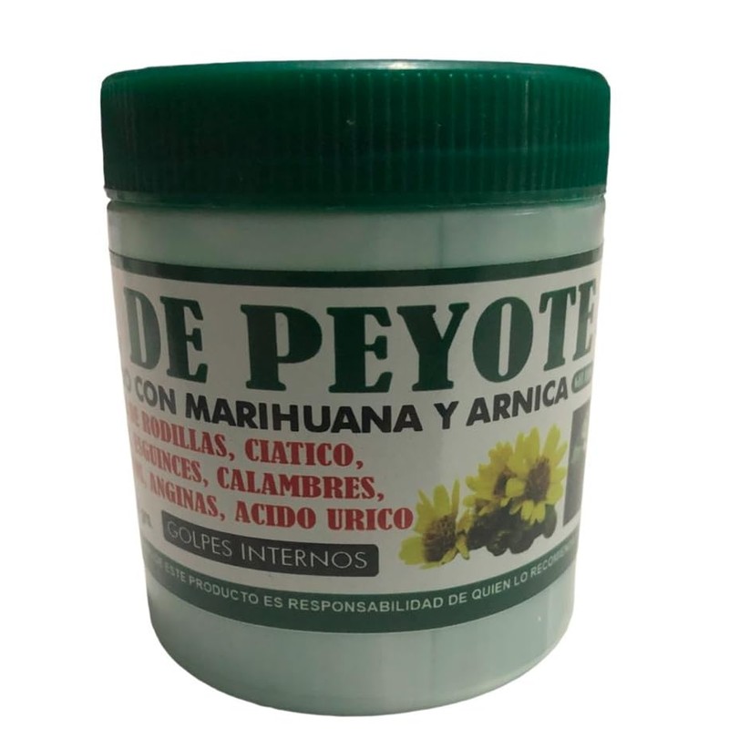 Gel de peyote axuliar para el dolor de rodillas, ciatico