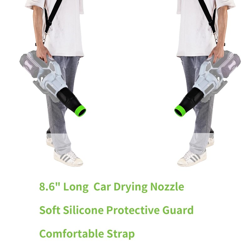 Uniqwamo Car Drying Nozzle Compatible for EGO Leaf Blower Nozzle