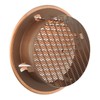 The gtrp140r-y Ventilation Grill Round Recessed, Copper, 175 mm