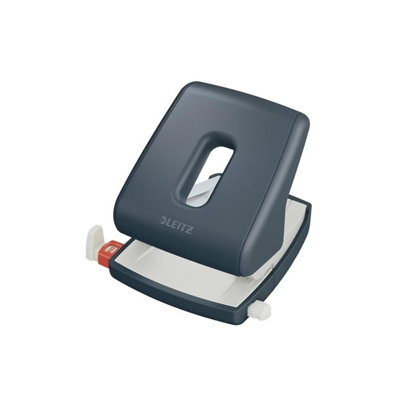 Leitz Hole Punch, 30 Sheet Capacity, Cosy Range, Velvet Grey,