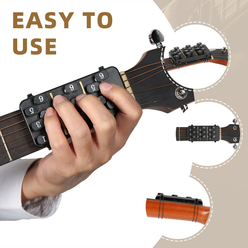 Flylin Guitar Chord Changer, Chord Learning System 18 Buttons with