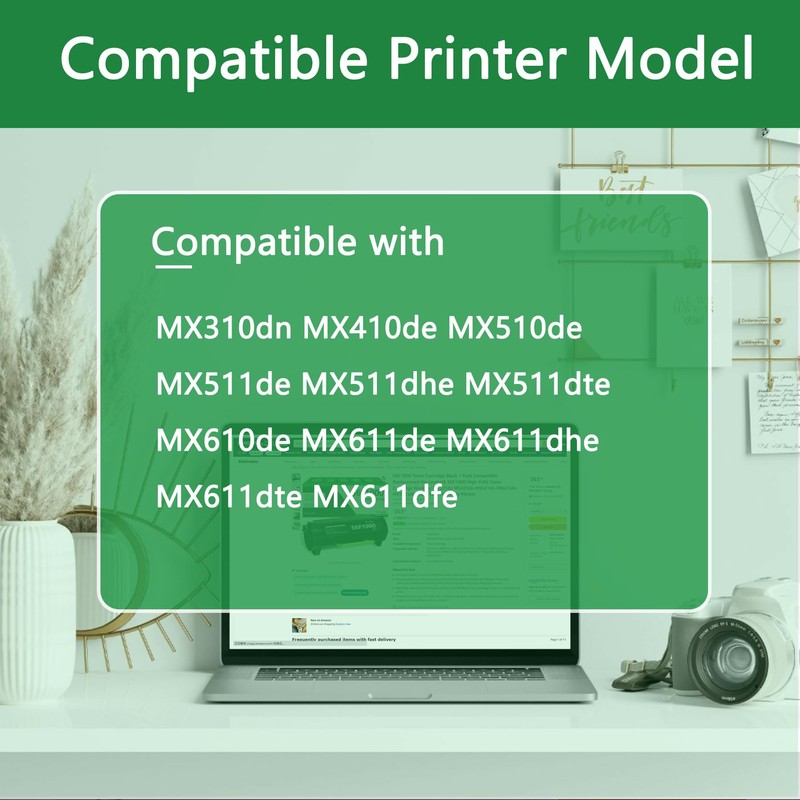 601H 60F1H00 Black High Yield Toner Cartridge - 1Pack, 10,500