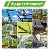 yisanxunshi Greenhouse Automatic Vent Opener (Black Double Spring1PCS)