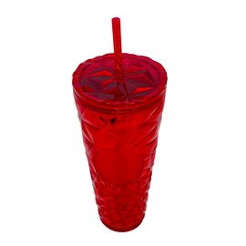 Starbucks Christmas Holidays Red Diamond Prism Crystal Venti 24oz Tumbler