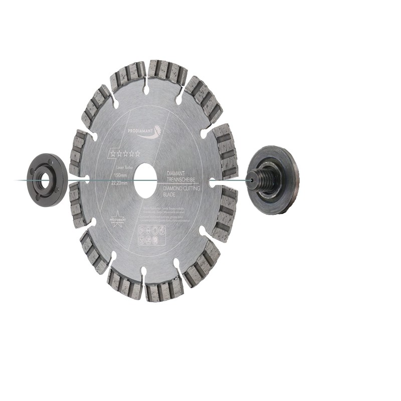 PRODIAMANT Premium Diamond Cutting Disc Concrete Laser Turbo Double Pack