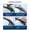 3Pcs Windshield Wipers for Dodge Caliber 2007 2008 2009 2010
