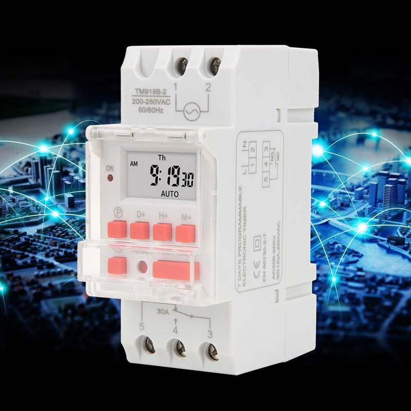 ANKROYU Timer Switches, LCD 7 Days Programmable Digital Timer Switches,