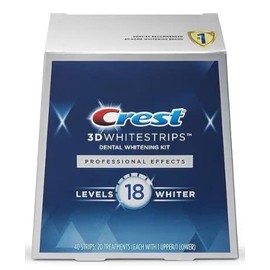 Crest 3D No Slip Whitestrips Professional Effects Teeth Whitening Kit 20 ea