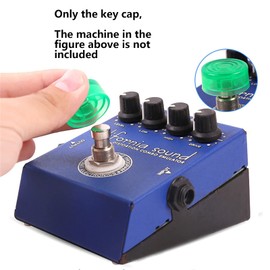 Pack of 16 Multicoloured Effect Foot Pegs Caps Protective Cap for Guitar Pedal Board Effect Pedal