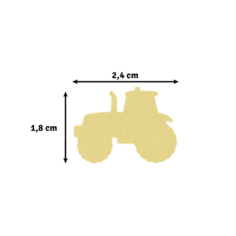 Vaessen Creative Motif Punch, Tractor, 2.3 x 1.8 cm, Scrapbook
