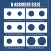 Boen 600PCS Coin Flips in 6 Sizes Cardboard Coin Holders