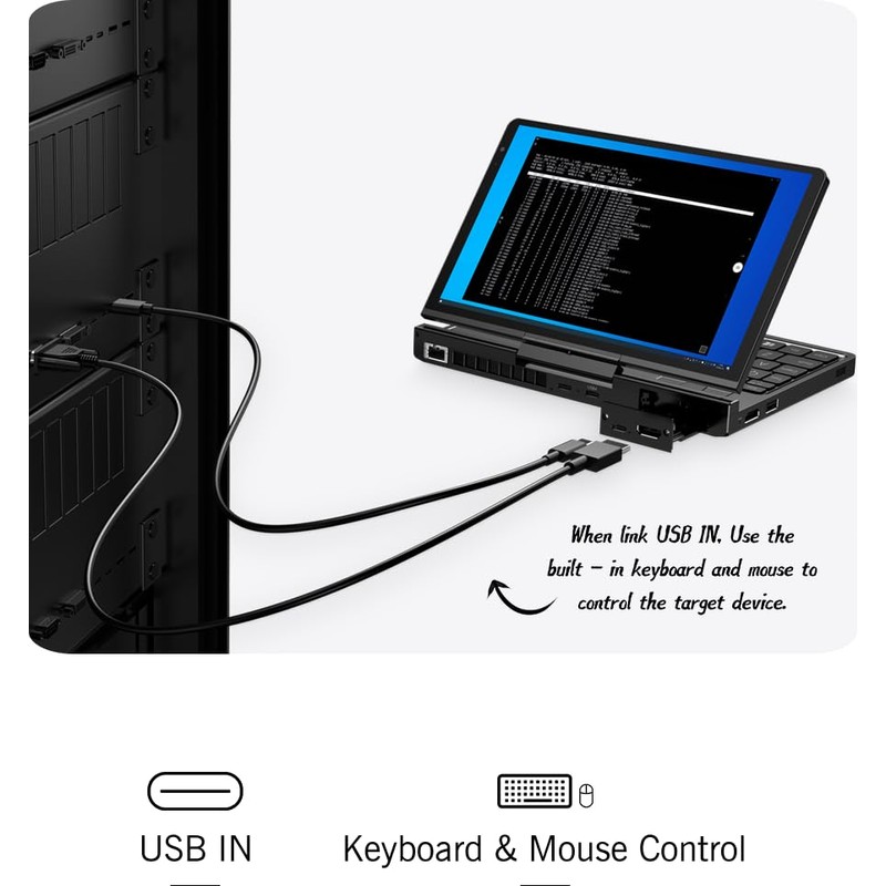 GPD Original Pocket 4 KVM Module - Server Management, Workstation,