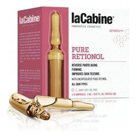 Lacabine ampolletas Pure Retinol 10 × 2 ml | reduce arrugas día/noche todo tipo de piel