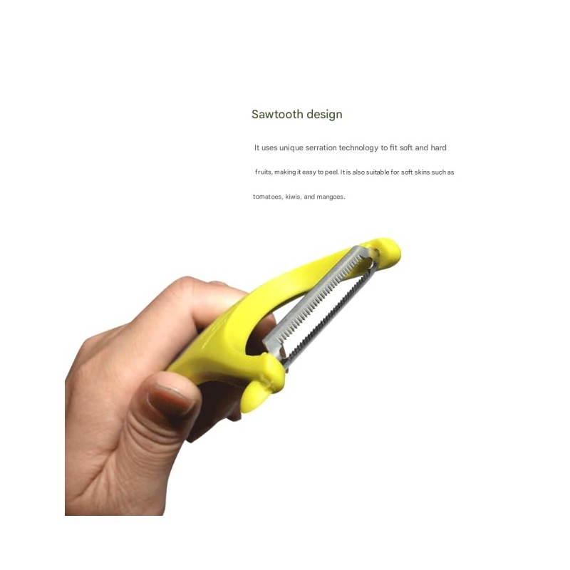 Plastic Double Headed Peeler, Kitchen and Household Fruit Peeler, Thickened