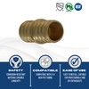 Generic Pex Fitting Straight Couplings 10 PK/Brass / 0.75
