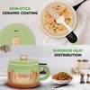 NutriChef 1.6 QT Portable Electric Rice Cooker & Lunch Maker