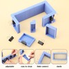 Lineshading Adjustable Mold Housing for Silicone Mold Making Silicone Mold