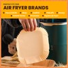 PORTENTUM Hot Air Fryer Baking Paper 100 Pack Disposable and