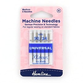 Hemline Sewing Machine Needles - Universal - Size 90/14 H100.90