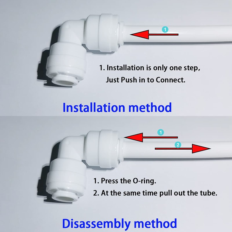 MALIDA Quick Connector Female Thread Adapter Elbow and Straight Combination,