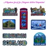 LILAJ Scottish Fridge Magnets 6-Pack - Edinburgh Castle, Telephone Box,