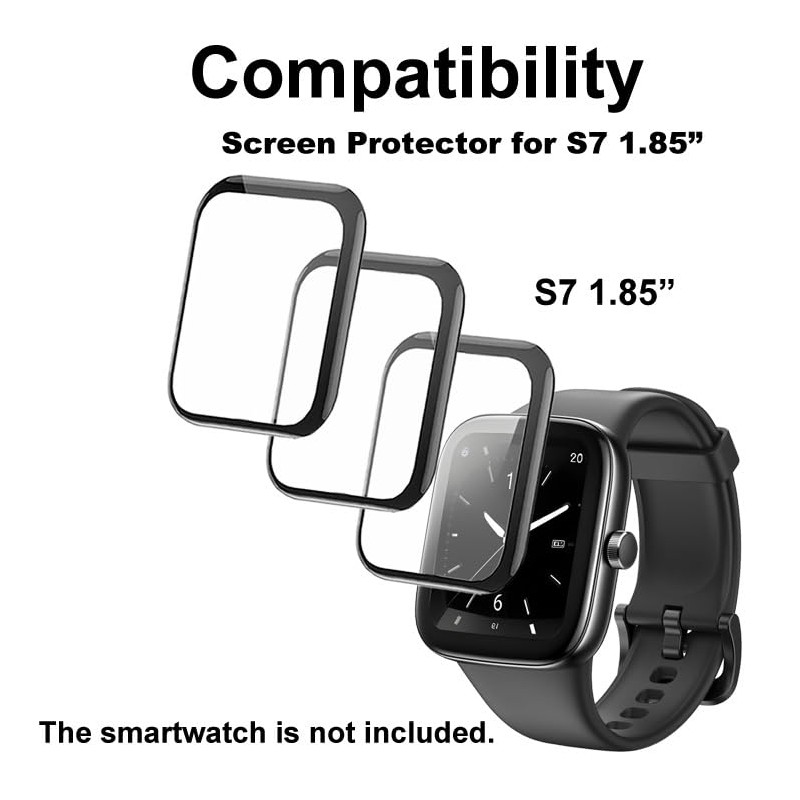 smaate 3D Screen Protector Compatible with S7 1.85 inches TOZO