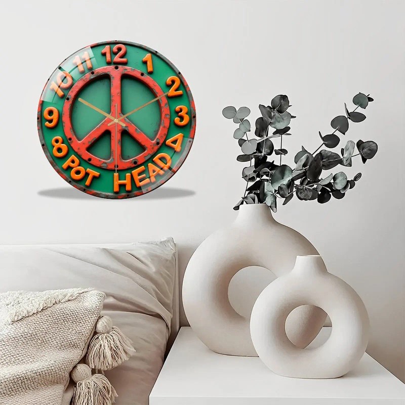 30x30cm Round Glass Wall Clock that is a Practical Investment