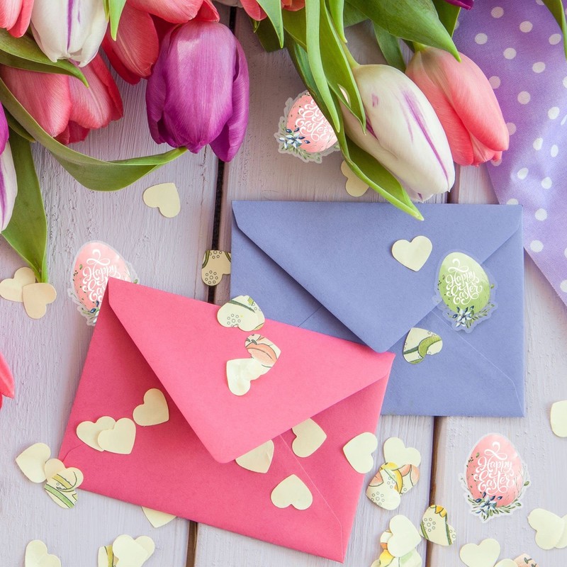 Mobiusea Creation Mobiusea Creation Easter Stickers | 60-Pack | 1.7