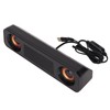 ASHATA Wired Soundbar, TV Sound Bar with Subwoofer, USB HiFi