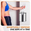 Zonon Stainless Steel Wall Mount Wipe Dispenser Fits Wipes on