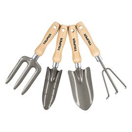 Truper JJ-4, Juego de 4 herramientas para jardín, 6"