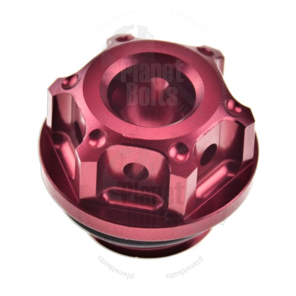 PlanetBolts Red CNC GP Engine Oil Cap For Honda CBR