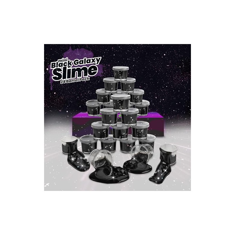 Black Nebula Galaxy Slime, recuerdos de fiesta de cumpleaños espaciales
