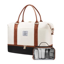 LOVEVOOK Travel Bag Weekender Bags for Women, Carry on Overnight with Shoe Compartment,Duffle with Laptop Pocket,Hospital Bag for Labor Delivery,Gym Tote with Toiletry