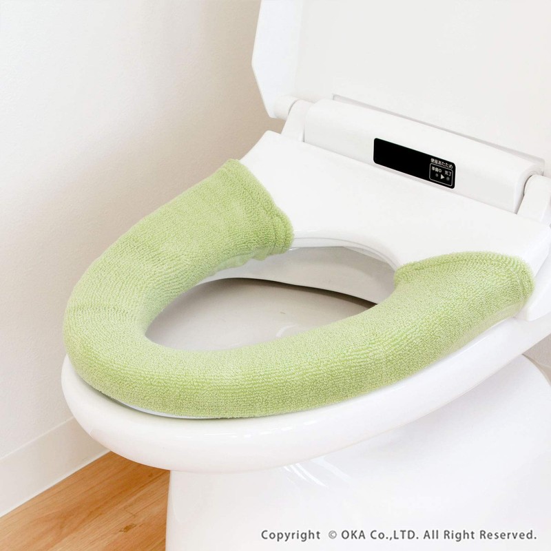 OKA Etoffe Toilet Seat Cover, For Toilets With Wash/Heating Features,