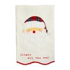 Mud Pie Light Up Christmas Towel, Santa, 21" x 14"